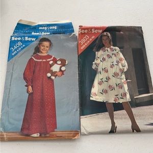 See & see kid and women sewing pattern